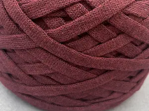 Бавовняний шнур,Бордовий,7мм,100 метрів