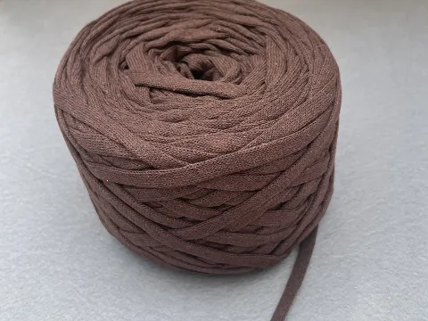 Бавовняний шнур,Коричневий,7 мм,100 метрів