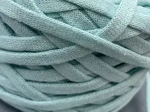 Бавовняний шнур ,Мятний, 7 мм, 100 метрів