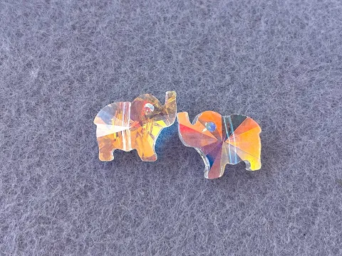 Бусина  хрустальная "Слон"