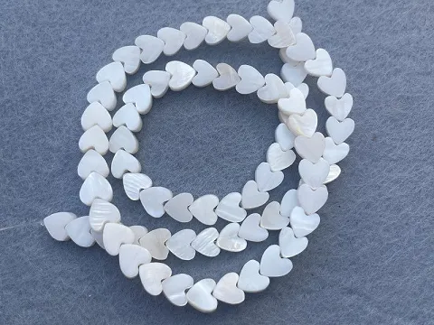 Перламутр Серце - 7мм