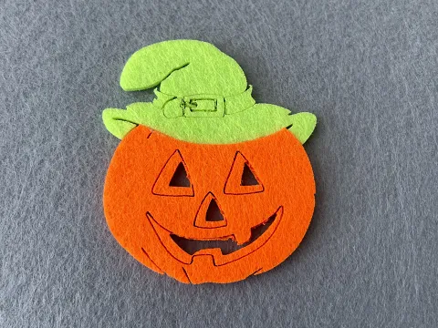 Аплікація з фетру <Гарбуз>