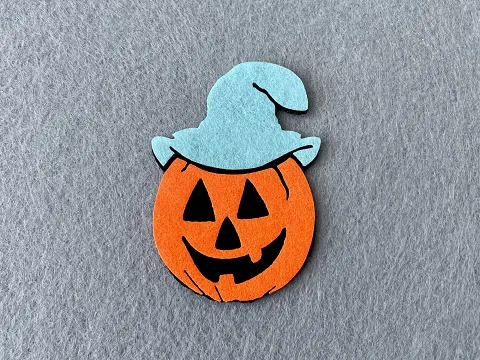 Аплікація з фетру <Гарбуз>