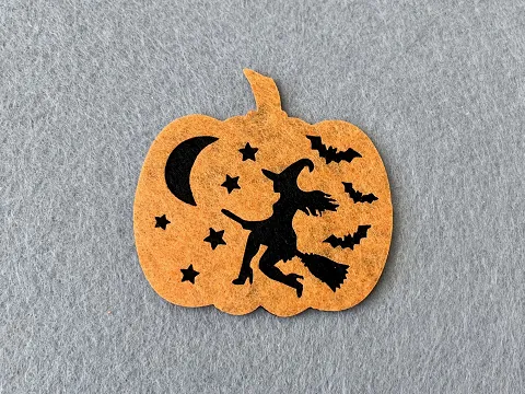 Аплікація з фетру <Гарбуз>