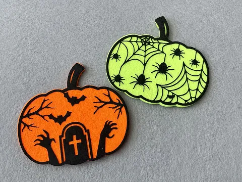 Аппликация из фетра <Тыква>