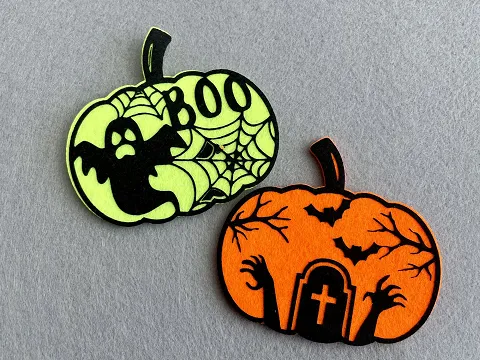 Аплікація з фетру <Гарбуз>