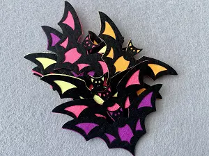 Аплікація з фетру <Кажан>