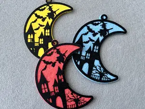 Аплікація з фетру <Місяць>