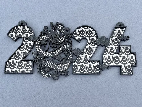 Декор із фанери "Символ Нового року 2024"