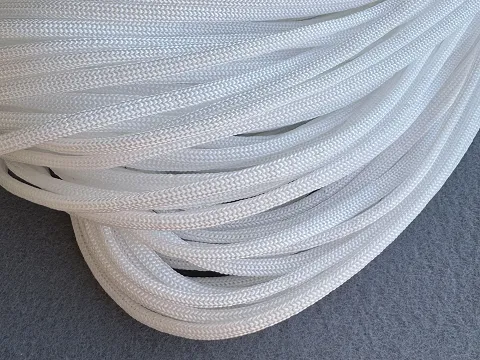 Поліефірний шнур, Білий, 4 мм, 100 метрів