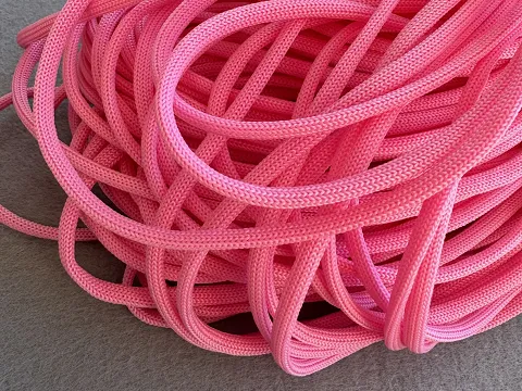 Поліефірний шнур,Рожевий,4 мм,100 метрів