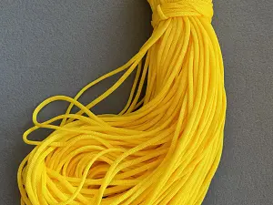 Поліефірний шнур ,Жовтий,4 мм,100 метрів