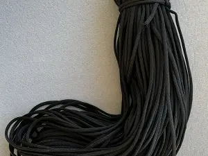 Поліефірний шнур,Чорний,4 мм,100 метрів