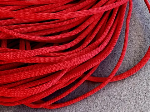 Поліефірний шнур,Червоний,4 мм,100 метрів