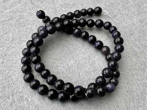 Авантюрин синій - 6мм