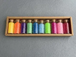 Набір бісеру в пляшечках - 10 кольорів