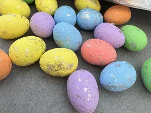 Пінопластові яйця - 1,5*1,8см -100шт