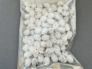 Пінопластові яйця - 1,5*1,8см -100шт