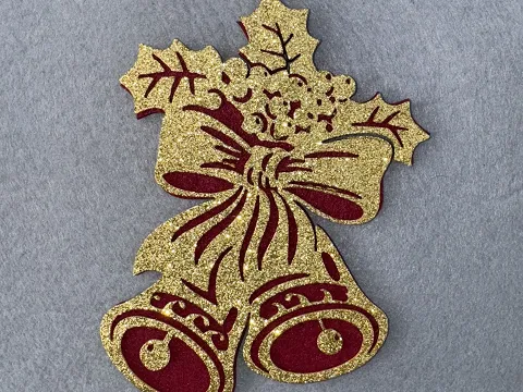 Аплікація з фетру та фому <Дзвіночки>