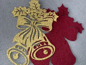 Аплікація з фетру та фому <Дзвіночки>