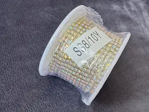 Стрічка стразова SS 8 crystal AB