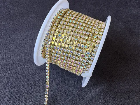 Стрічка стразова SS 8 crystal AB