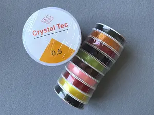 Силіконова (еластична) нитка резинка - 0.5 мм