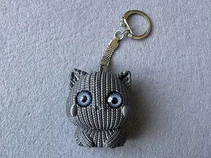 Брелок Кішка надрукований на 3Д принтері