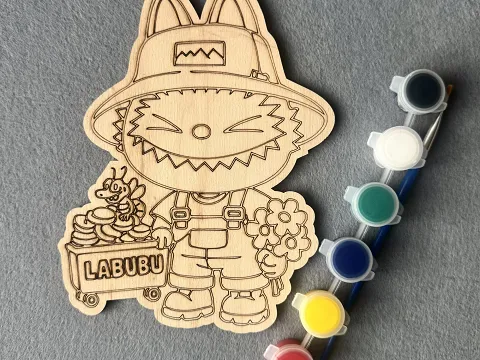 Набір для творчості дерев'яна розмальовка #20