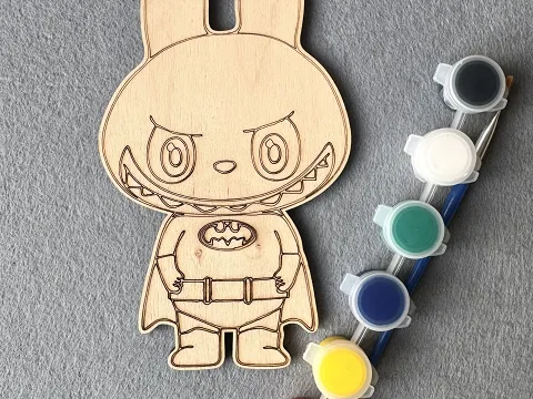 Набор для творчества деревянная раскраска #19