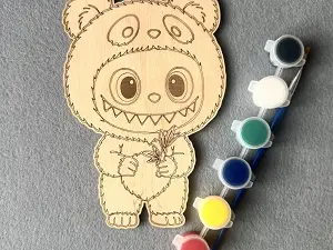 Набір для творчості дерев'яна розмальовка #18