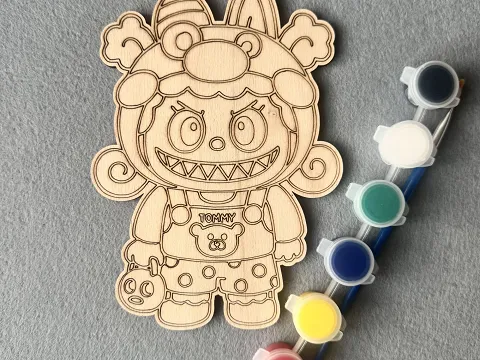 Набір для творчості дерев'яна розмальовка #17