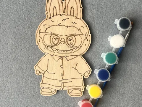 Набір для творчості дерев'яна розмальовка #15