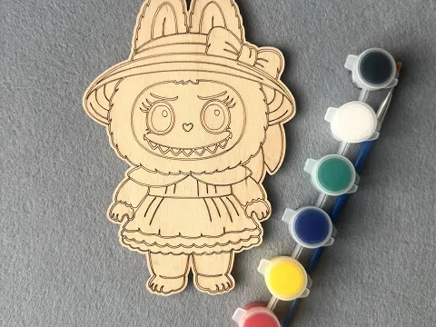 Набір для творчості дерев'яна розмальовка #13