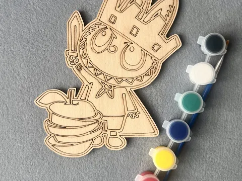 Набір для творчості дерев'яна розмальовка #10