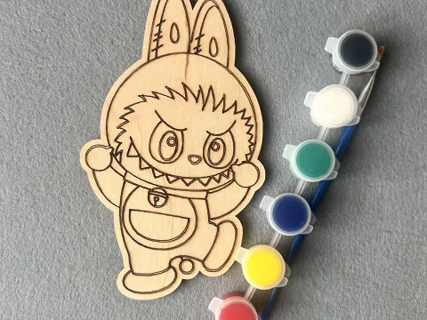 Набір для творчості дерев'яна розмальовка #9