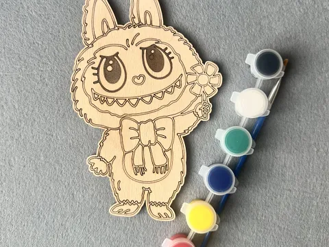 Набір для творчості дерев'яна розмальовка #6