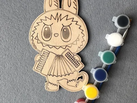 Набір для творчості дерев'яна розмальовка #4