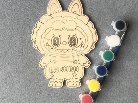 Набір для творчості дерев'яна розмальовка #1