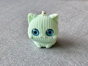 Брелок Кішка надруковано на 3Д принтері