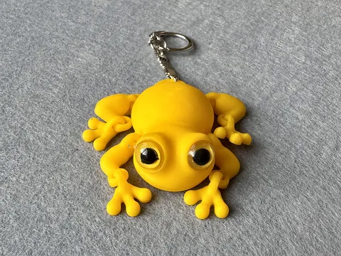 Брелок Лягушка напечатана на 3Д принтере