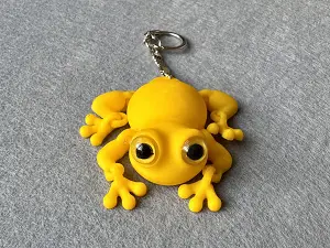 Брелок Лягушка напечатана на 3Д принтере