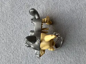 Брелок Скелет-Волка напечатана на 3Д принтере