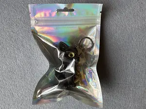 Брелок Скелет-кішка надрукована на 3Д принтері