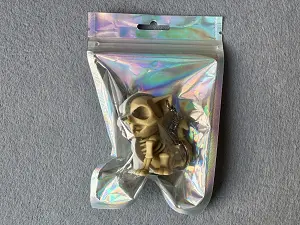 Брелок Скелет-Кошка напечатана на 3Д принтере