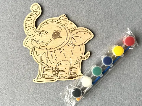 Набір для творчості дерев'яна розмальовка  # 21