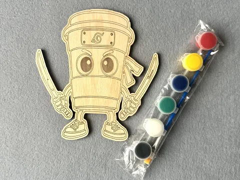 Набір для творчості дерев'яна розмальовка  # 23