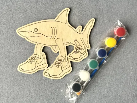 Набір для творчості дерев'яна розмальовка  # 24