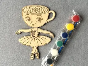 Набір для творчості дерев'яна розмальовка  # 25