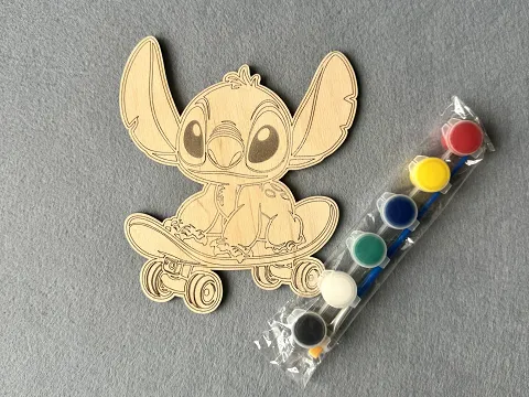 Набір для творчості дерев'яна розмальовка  # 27